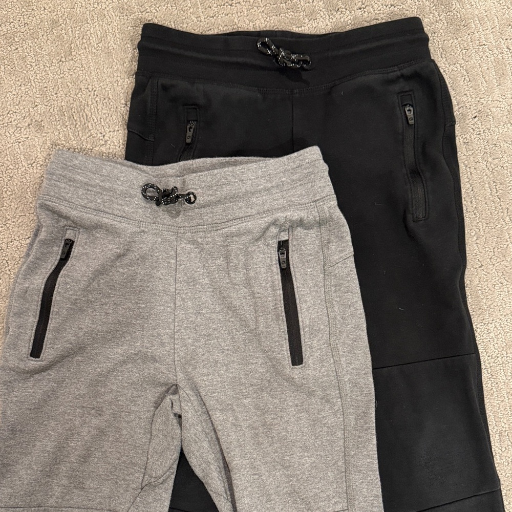GAP Kids' Jogger Pants Trio - Black, Gray, and Navy - Picture 2 of 3